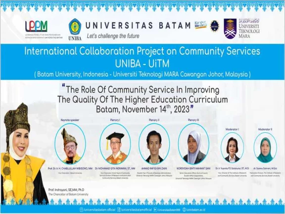 Program Kesukarelawanan dan SULAM Antarabangsa UiTM Cawangan Johor dengan Kolaborasi Universitas Batam (UNIBA)
