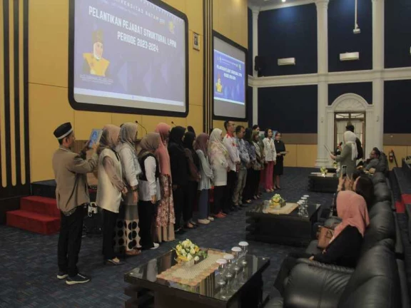 Pelantikan Struktur LPPM Universitas Batam Periode 2023-2024