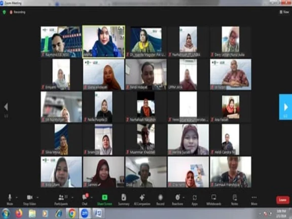 Sosialisasi Program Kerja Forum Ilmiah, kegiatan ini diikuti oleh seluruh Dosen di lingkungan Universitas Batam