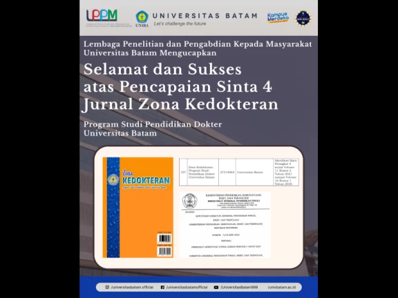 Jurnal Zona Kedokteran Meraih Akreditasi Sinta 4
