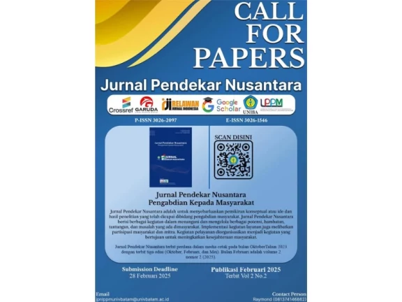 Call For Papers Febuari 2025 Jurnal Pendekar Nusantara