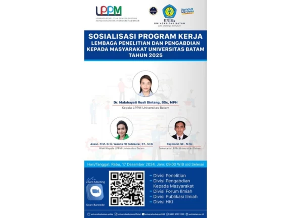 Sosialisasi Program Kerja Lembaga penelitian dan Pengabdian Kepada Masyarakat Universitas Batam Tahun 2025