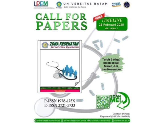 Call For Papers Februari 2025 Jurnal Zona Kesehatan