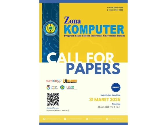 Call For Papers April 2025 Jurnal Zona Komputer