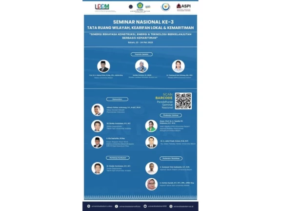 Seminar Nasional ke-3 Tata Ruang Wilayah, Kearifan Lokal dan Kemaritiman