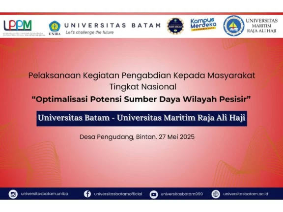 Pelaksanaan Pengabdian Kepada Masyarakat Nasional Kolaborasi Universitas Batam dan Universitas Maritim Raja Ali Haji Tanjungpinang