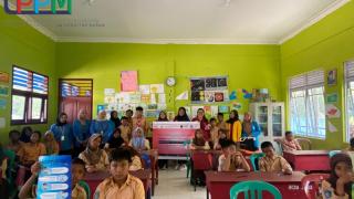 Kelompok 4 Pelaksanaan Kegiatan PKM Nasional Universitas Batam kolaborasi Universitas Maritim Raja Ali Haji