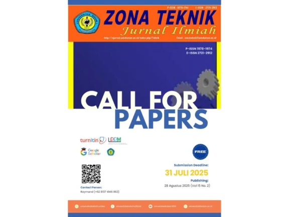 Call For Papers Agustus 2025 Zona Teknik