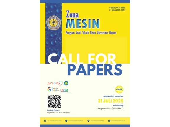 Call For Papers Agustus 2025 Zona Mesin