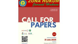 Call For Papers Agustus 2025 Zona Hukum