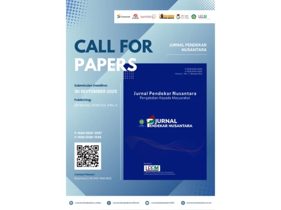 Call For Papers Oktober 2025 Jurnal Pendekar Nusantara