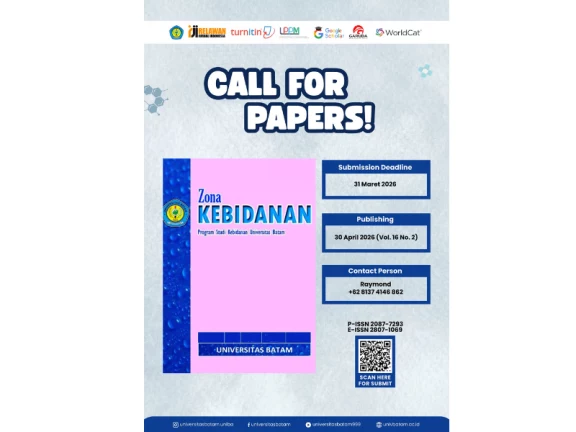 Call For Papers April 2026 Jurnal Zona Kebidanan