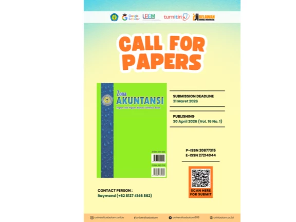Call For Papers April 2026 Jurnal Zona Akuntansi
