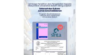 Jurnal Zona Kebidanan Mendapatkan Akreditasi Sinta 6 Oleh KEMENDIKTISAINTEK