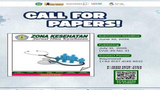 Call For Papers Juli 2026 Jurnal Zona Kesehatan