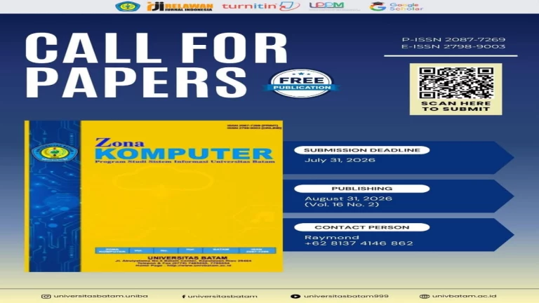 Call For Papers Agustus 2026 Jurnal Zona Komputer