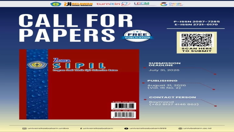 Call For Papers Agustus 2026 Jurnal Zona Sipil