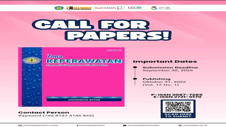 Call For Papers Oktober 2026 Jurnal Zona Keperawatan