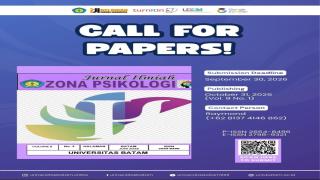 Call For Papers Oktober 2026 Jurnal Zona Psikologi