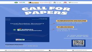 Call For Papers Oktober 2026 Jurnal Pendekar Nusantara